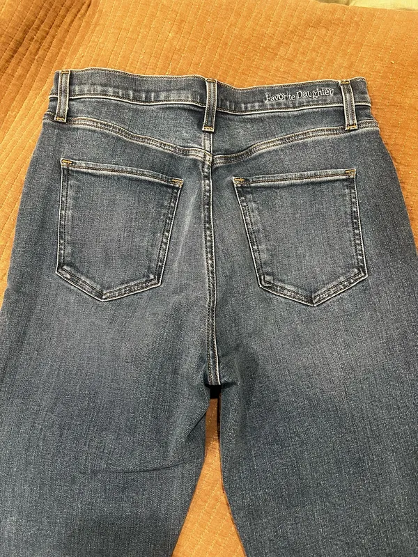 Favorite Daughter Valentina Super High-Rise Jeans Blue - Image 5