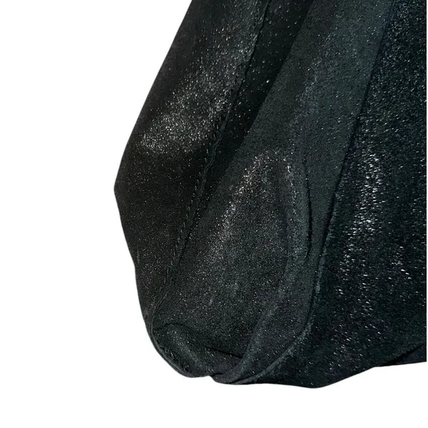 Banana Republic Black Leather Tote Bag Large Shoulder Purse Tassel‎ NWT - Image 2