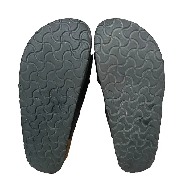 Birkenstock Granada Women's 8 Slides Sandals Size EU 39 Black Leather - Image 8
