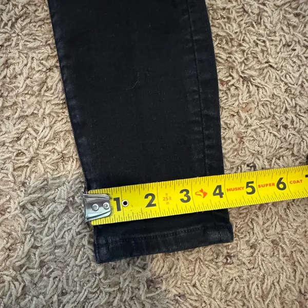 American Eagle Outfitters Distressed Black Hi-Rise Jeggings size 2 Short - Image 9