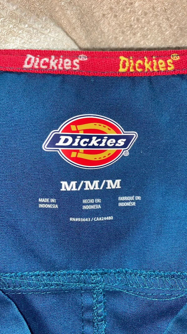 Dickies Caribbean Blue Scrub Top (Men’s) - Image 2