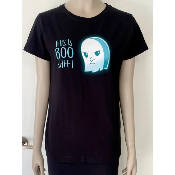 This Is Boo Sheet Graphic Tee Black Size M - Image 3