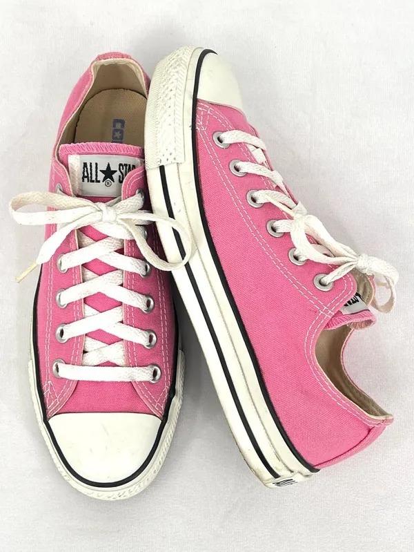 Converse Chuck Taylor All Star Low Top Pink Canvas Shoes Women's 8 / Men's 6 - Image 9