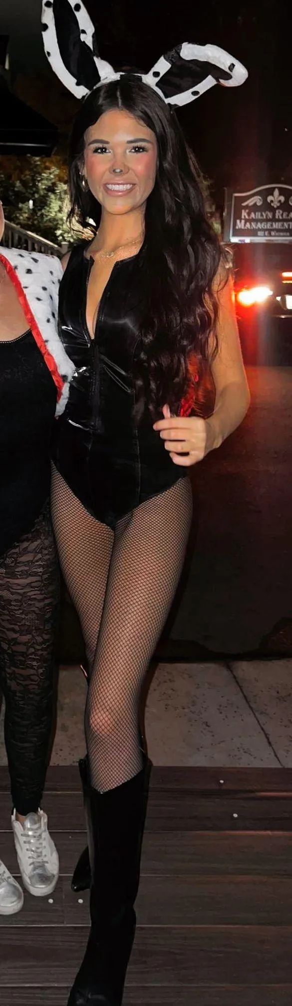 Forever 21 Black Leather Bodysuit - Image 2