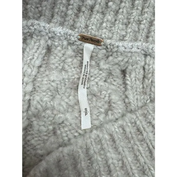 Free People Tan Cable Knit Mini Skirt Women’s Small - Image 2