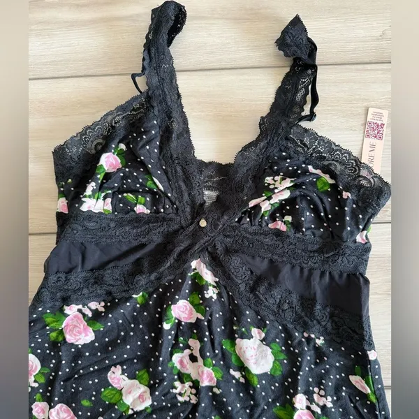 Adore Me Primrose Slip Dress Black Medium NWT IN PACKAGE - Image 2