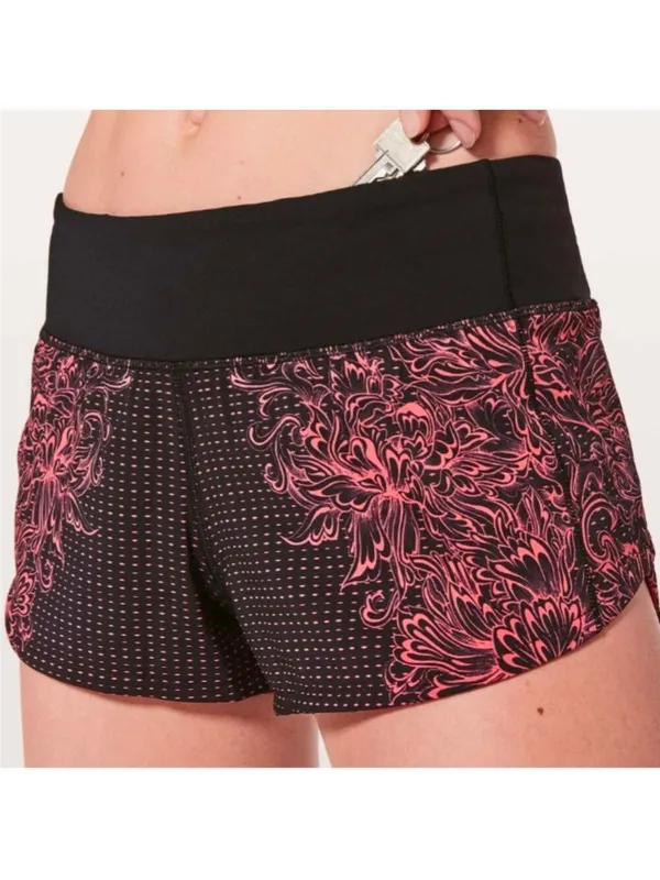 Lululemon Speed Up Short *2.5"Infinity Speed Up Short Glossy Black / Black Sz 10 - Image 2