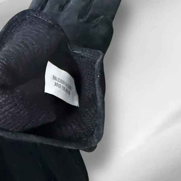 Aris Black Leather Gloves‎ - Image 3