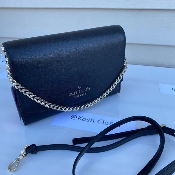 Kate Spade Black Carson Crossbody Purse - Image 3