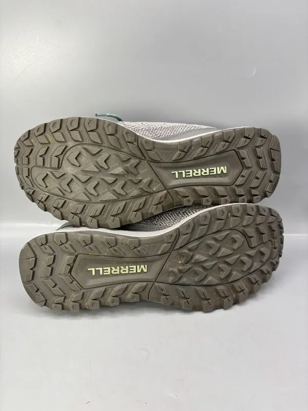 Merrell Fly Strike Trail Running Shoes Womens 9.5 Teal Gray Round Toe J067238W - Image 8