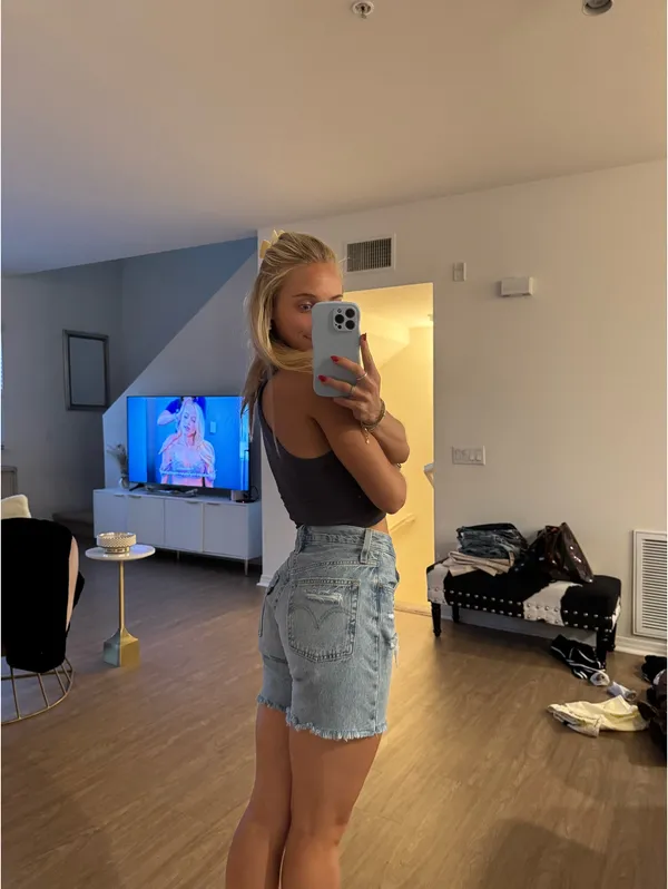 Levi’s 501 Long Denim Shorts - Image 2