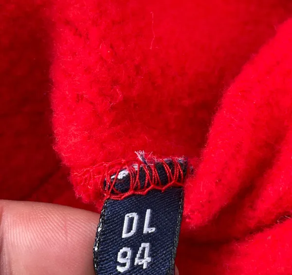 Vintage 90s United States Marines Corps Red Crewneck Sweater - Image 8