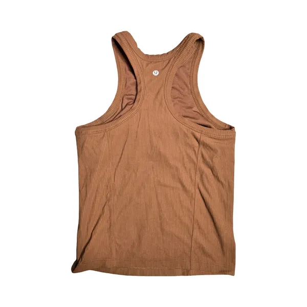 Lululemon Brown Ribbed‎ Women's Tank Size: 8 - Image 3