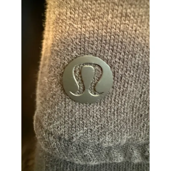Lululemon Scuba Full Zip Hoodie Dark Charcoal Faded Black Fleece Size‎ 6 - Image 4