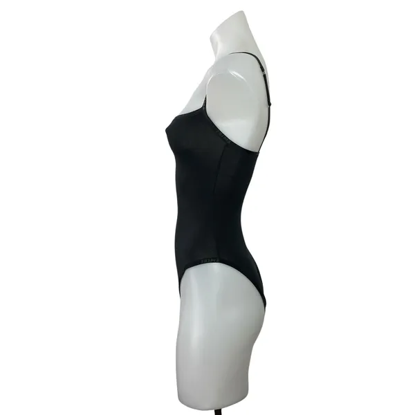 Skims Women's Black Sleeveless Square Neck Cami Camisole Bodysuit Tank Top Sz XS - Image 2