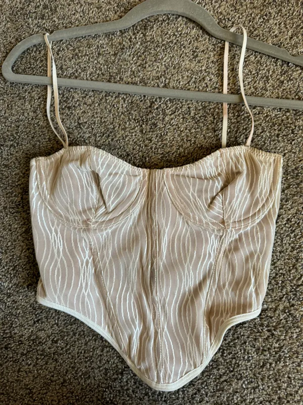 White Fox Corset Top Size S petite - Image 2