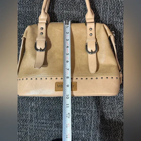 Wrangler Doctor Bag for Women Satchel Handbags, Coyote Indian Khaki - Image 3