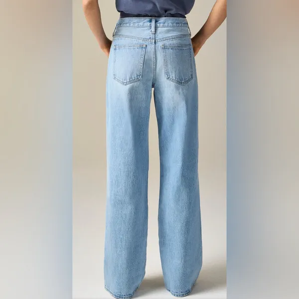 J. Crew ‘84 Low Rise Wide Leg Jeans Size 27 NWT - Image 3