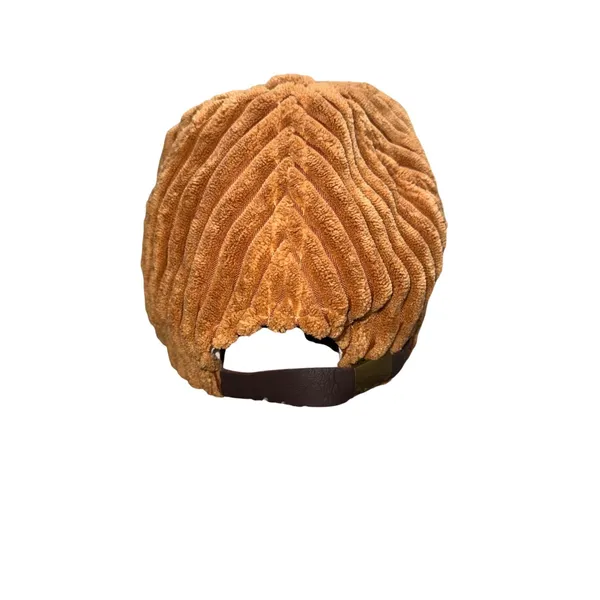 Free People Corduroy Baseball Cap Womens OS Orange‎ Good Adjustable Boho Hat - Image 5