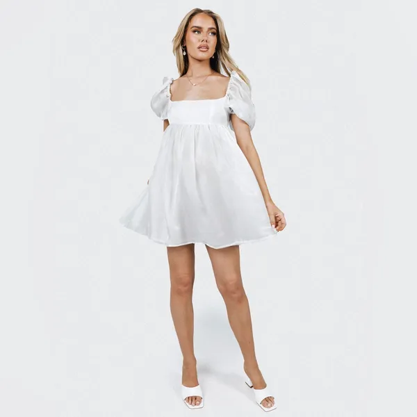 Princess Polly Alaya Mini Dress in White Size 10 New with tag - Image 4