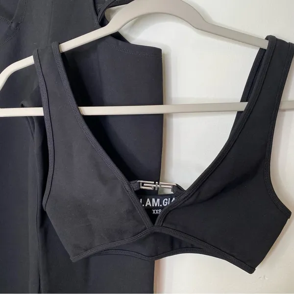 I. Am. Gia 2 Piece Pants Set Black XXS - Image 6