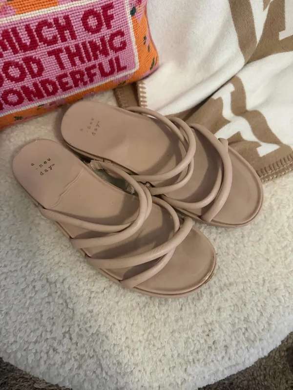 A New Day Nude platform sandals - Image 3