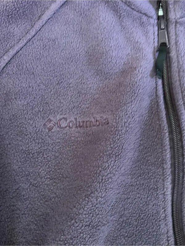 Columbia Kids Purple Full-Zip Fleece Jacket - Image 2