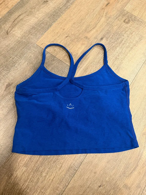 beyond yoga blue tank - Image 2