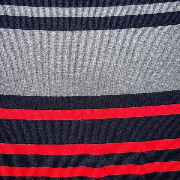 Ann Taylor LOFT Striped Sweater Skater A-Line Skirt NEW without tags Size L - Image 2