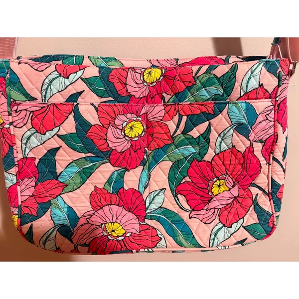 Vera Bradley Messenger Bag Womens OS Mod Floral Pink Print (retired)Excellent - Image 8