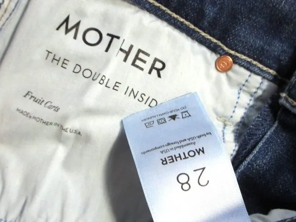 NWT Mother The Double Insider in Fruit Carts Bootcut Stretch Jeans 28 - Image 7