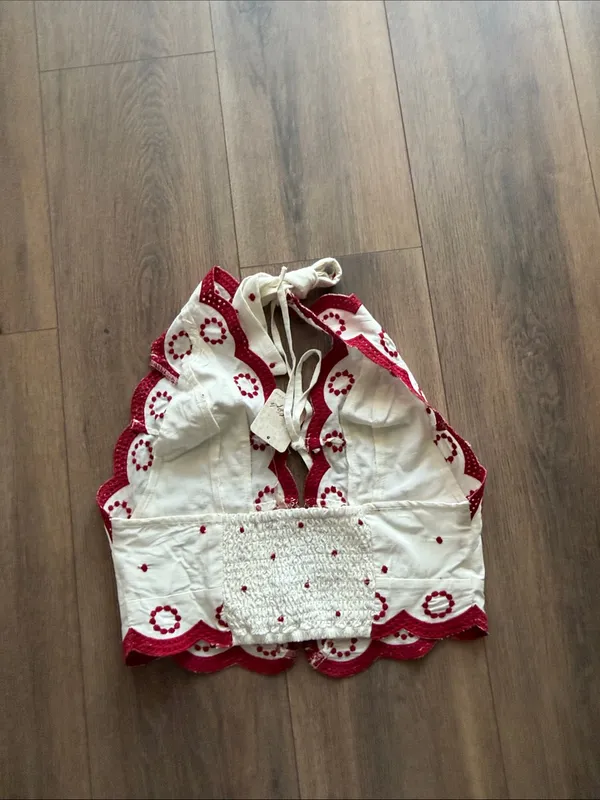 Free People Annie Halter Vest Top- XL - Image 6