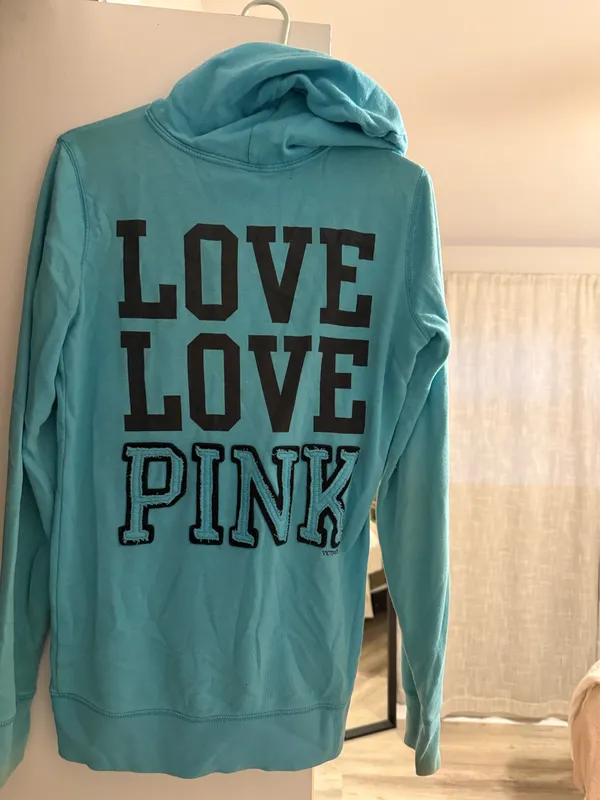 Love PINK Victoria's Secret Pink Sweatshirt XS - Image 2