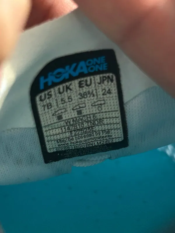 HOKA Mach blue athletic training running lace up shoes sneakers women’s 7 new - Image 3