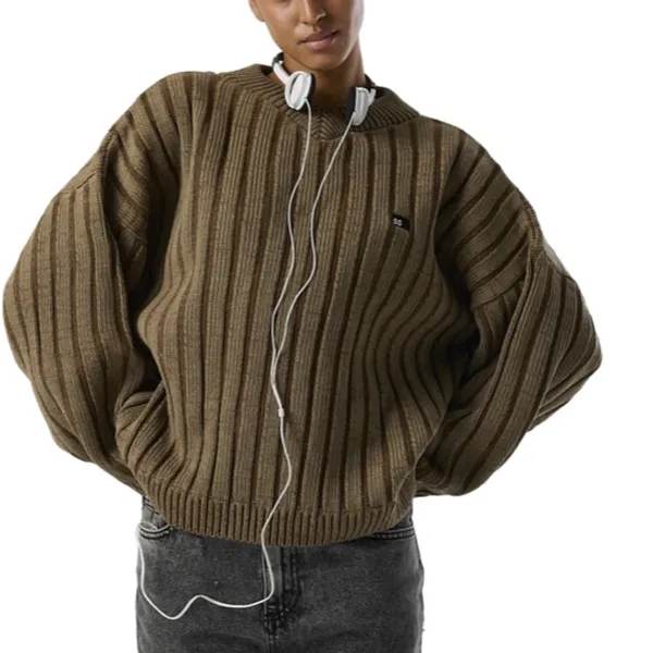 Papi Knit Sweater Sisters and Seekers Tan - Image 2