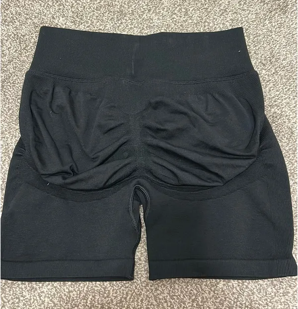 Black Gymshark Booty Lift Biker Shorts - Image 2