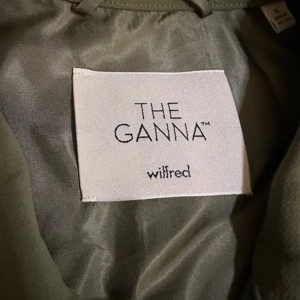 Aritzia Wilfred The Ganna shirt jacket bitter sage xl - Image 5