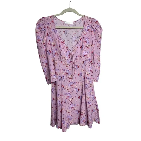 LoveShackFancy Juree Silk Mini Dress Sz. 0 - Image 2