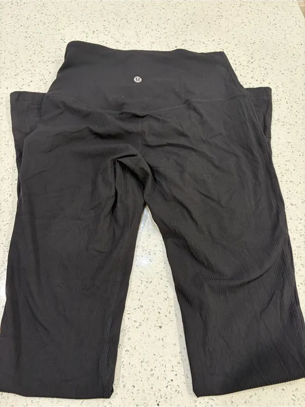 Lululemon Align High Rise Ribbed mini flare pants size 6 - Image 8
