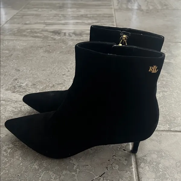 Lauren Ralph Lauren Women’s McKay Booties in Black, Size 6, Retail $195 - Image 2