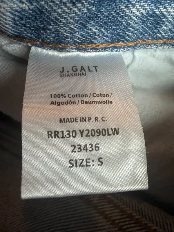 John Galt Light Wash Denim Jeans Straight Fit Classic Casual Size Small Women's - Image 13