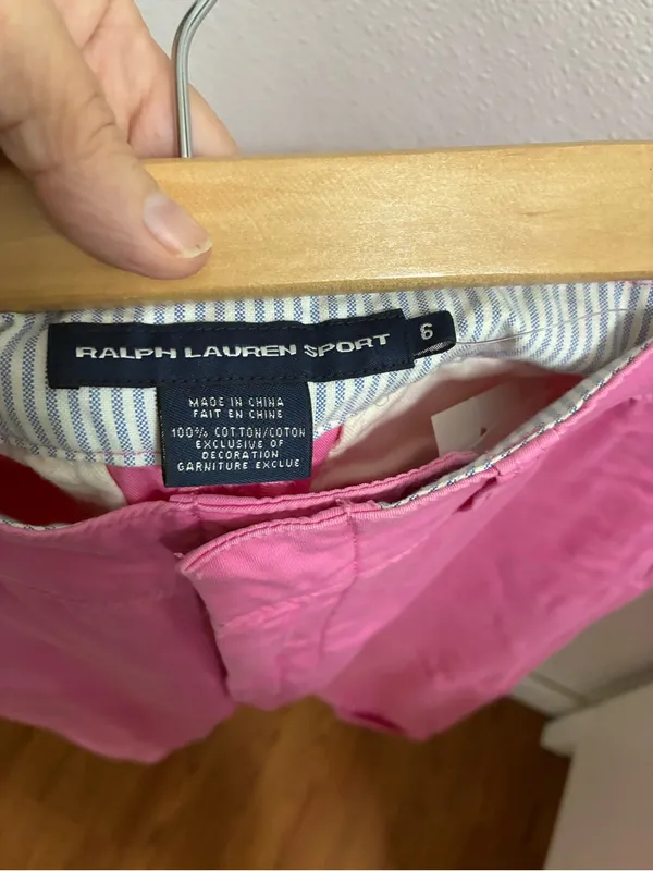 Women’s Ralph Lauren Sport Pink Chino Pants - Ankle Fit NWT 6 - Image 4
