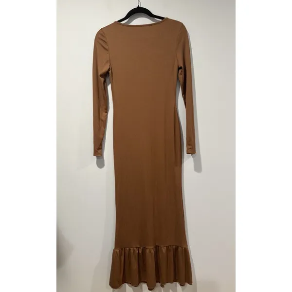 Maxi Dress XS/S Stretch Quiet Luxury Old Money Academia Collegiate Work Travel - Image 2