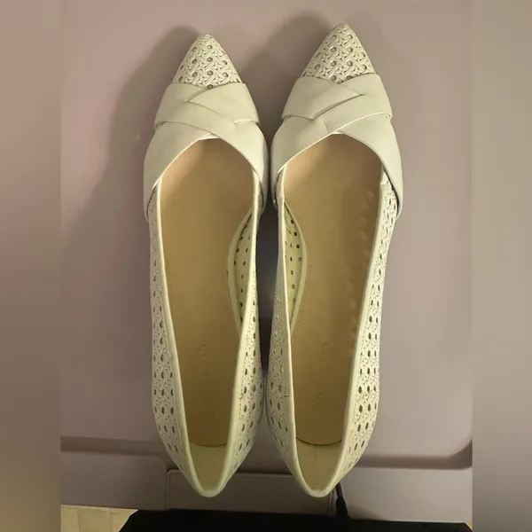 New Cole Haan white block heel dress sandals - Image 8