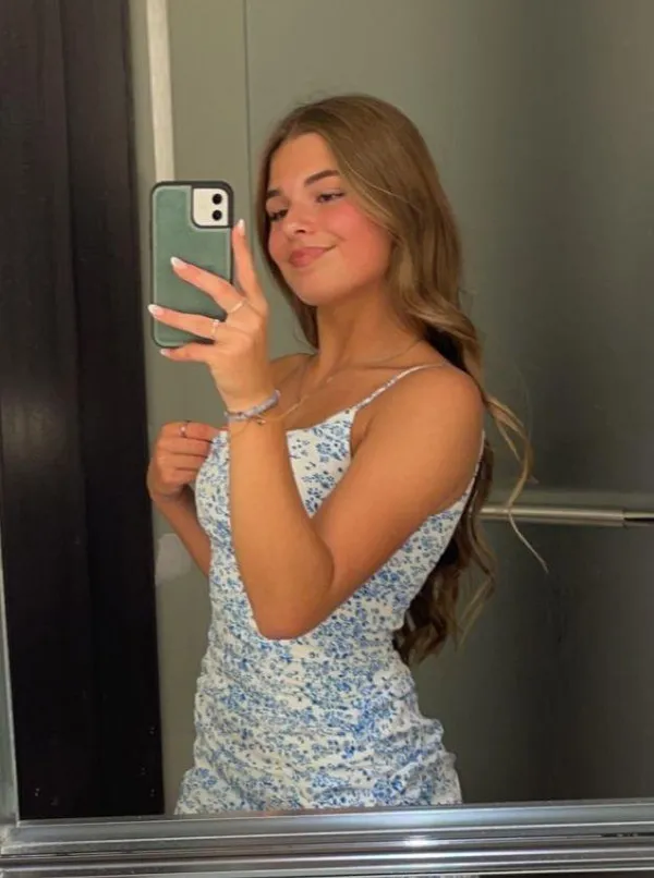 Blue Mini Dress Size XS - Image 2