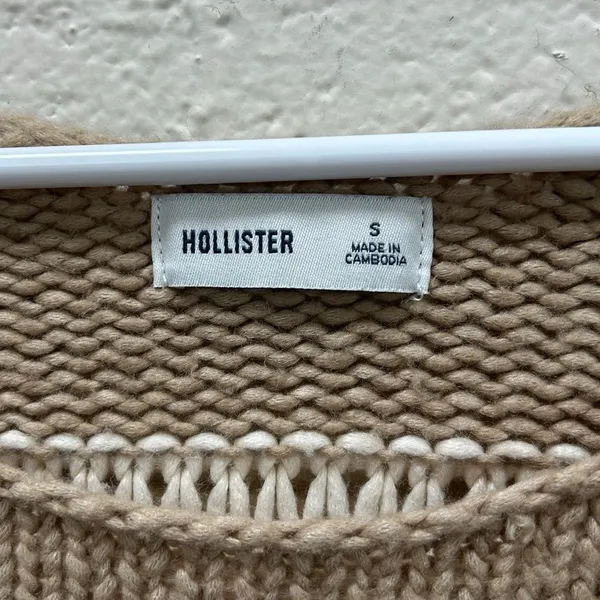 Hollister Co. Slouchy Off-the-Shoulder sweater striped size S - Image 8