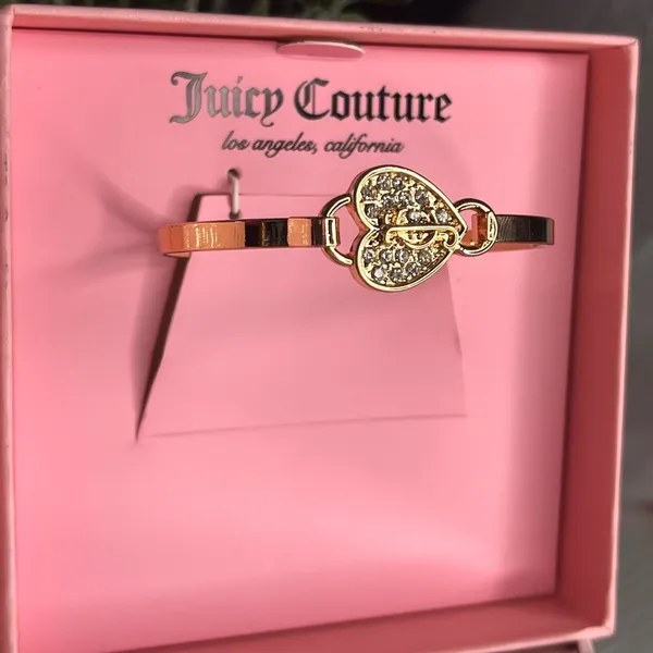 Juicy Couture Heart Bangle Bracelet Gift Box NWT - Image 4