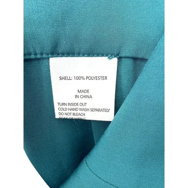 Shona Joy Core Cocktail Draped Midi Dress Emerald Green Wedding Guest Size 8 US - Image 7