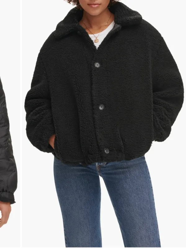 Levi's Quilted High Pile Fleece Reversible Jacket - Image 7