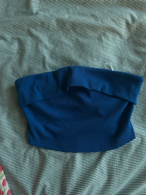 Tube top Blue Size XS - Image 2
